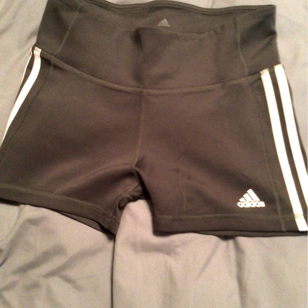 Adidas Women's Dark Gray running short leggings